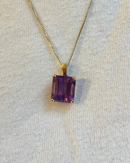 Pendentif Améthyste 16.20 carats “Victorine”