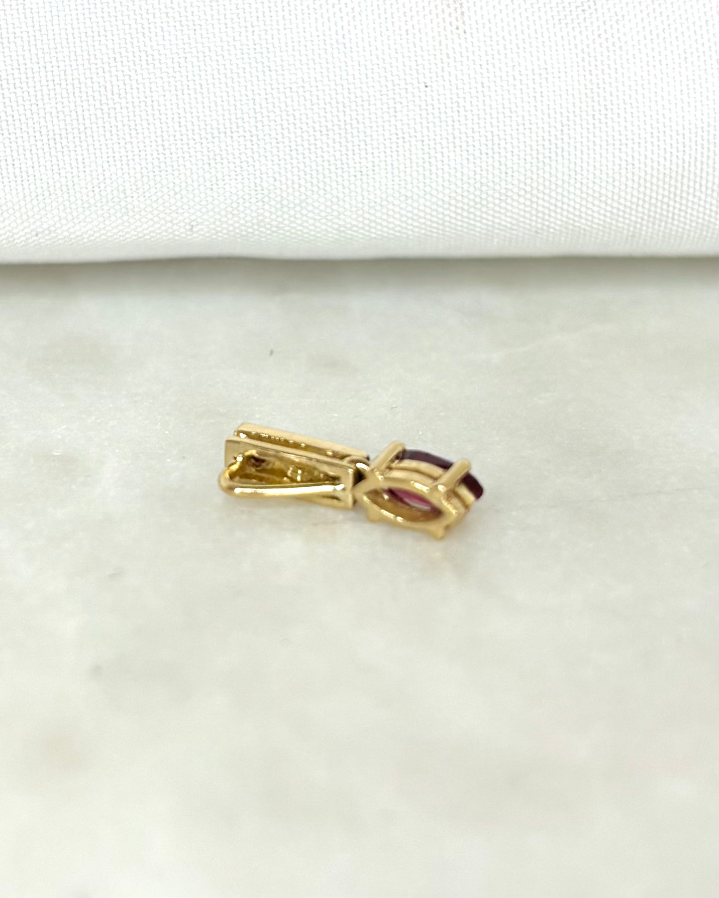 Pendentif Rubis &amp; Diamants &quot;Georgia&quot;