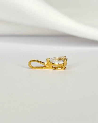 Pendentif Aigue-Marine 0.40 carat "Jocelyne"