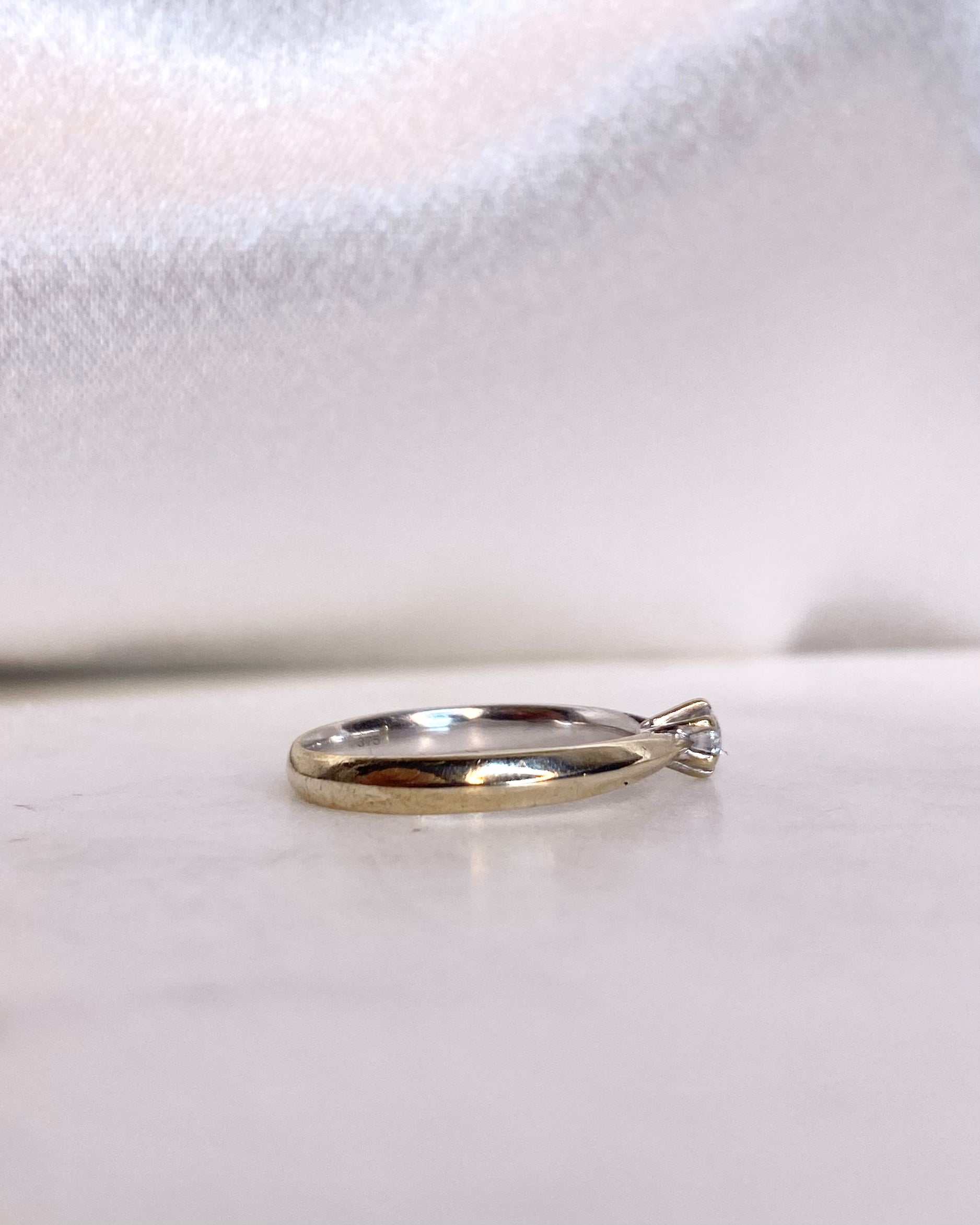 Bague Solitaire Diamant 0.10 carat "Pennie"