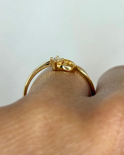 Bague Solitaire Diamant 0.08 carat &quot;Maude&quot;