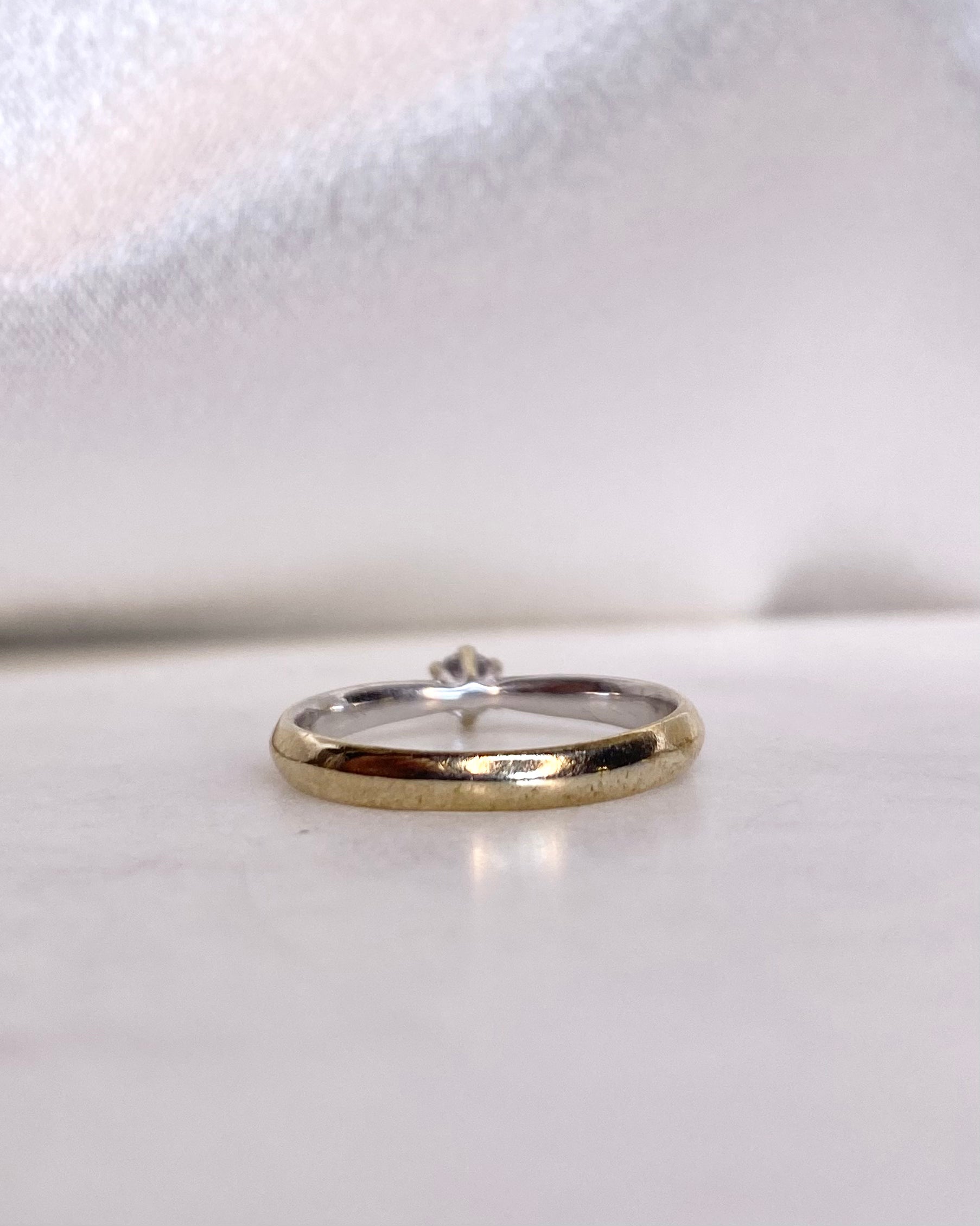Bague Solitaire Diamant 0.10 carat "Pennie"