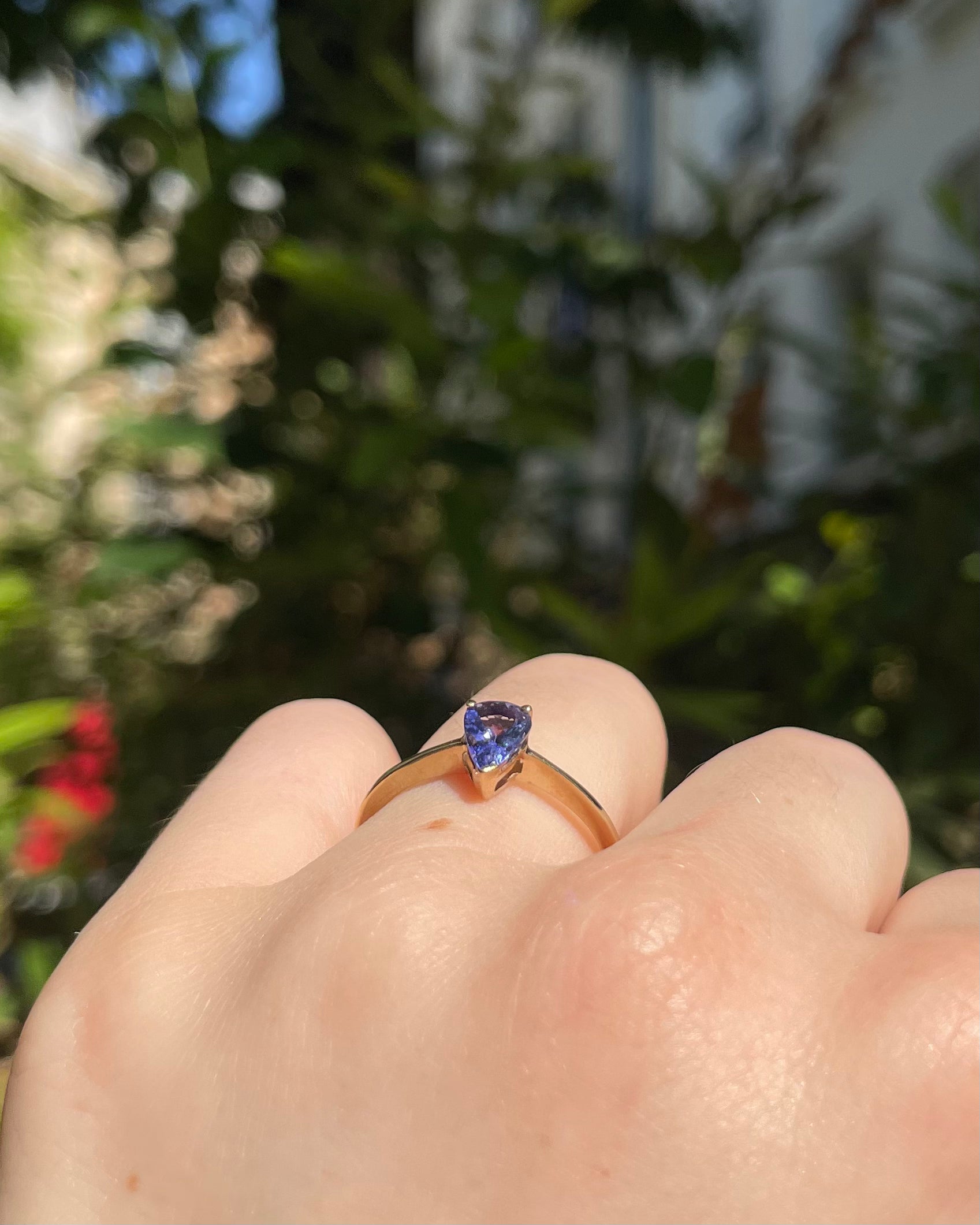Bague Solitaire Tanzanite 0.75 carat &quot;Mariane&quot;