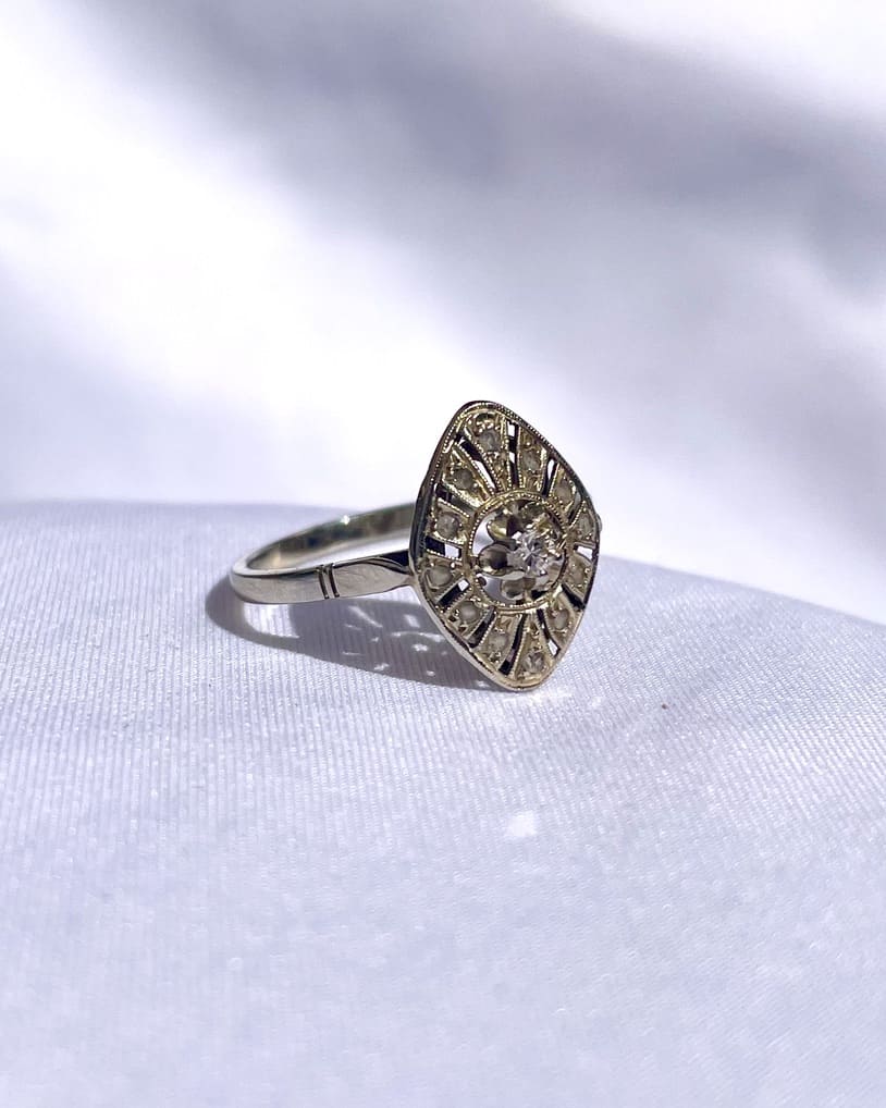 Bague Art Déco Diamants "Karla" - Elliade Paris