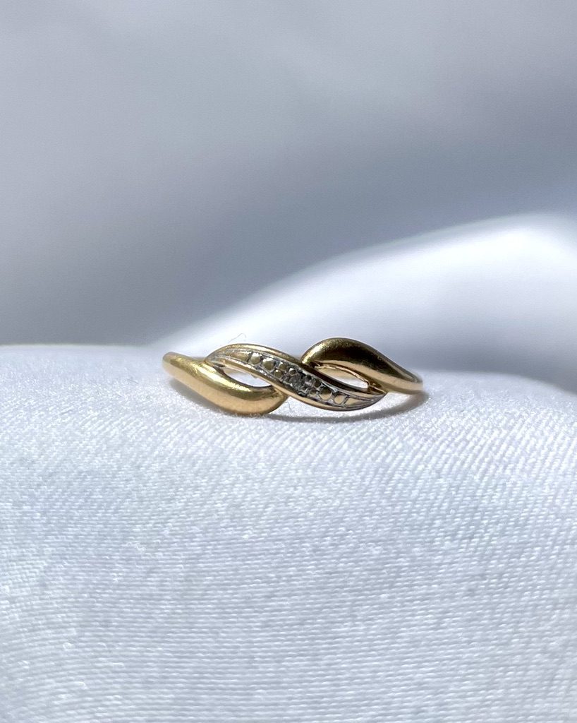 Anillo vintage de diamantes &quot;Pia&quot;