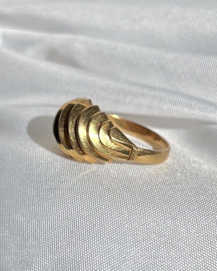 Anillo de cúpula vintage &quot;Georgia&quot;