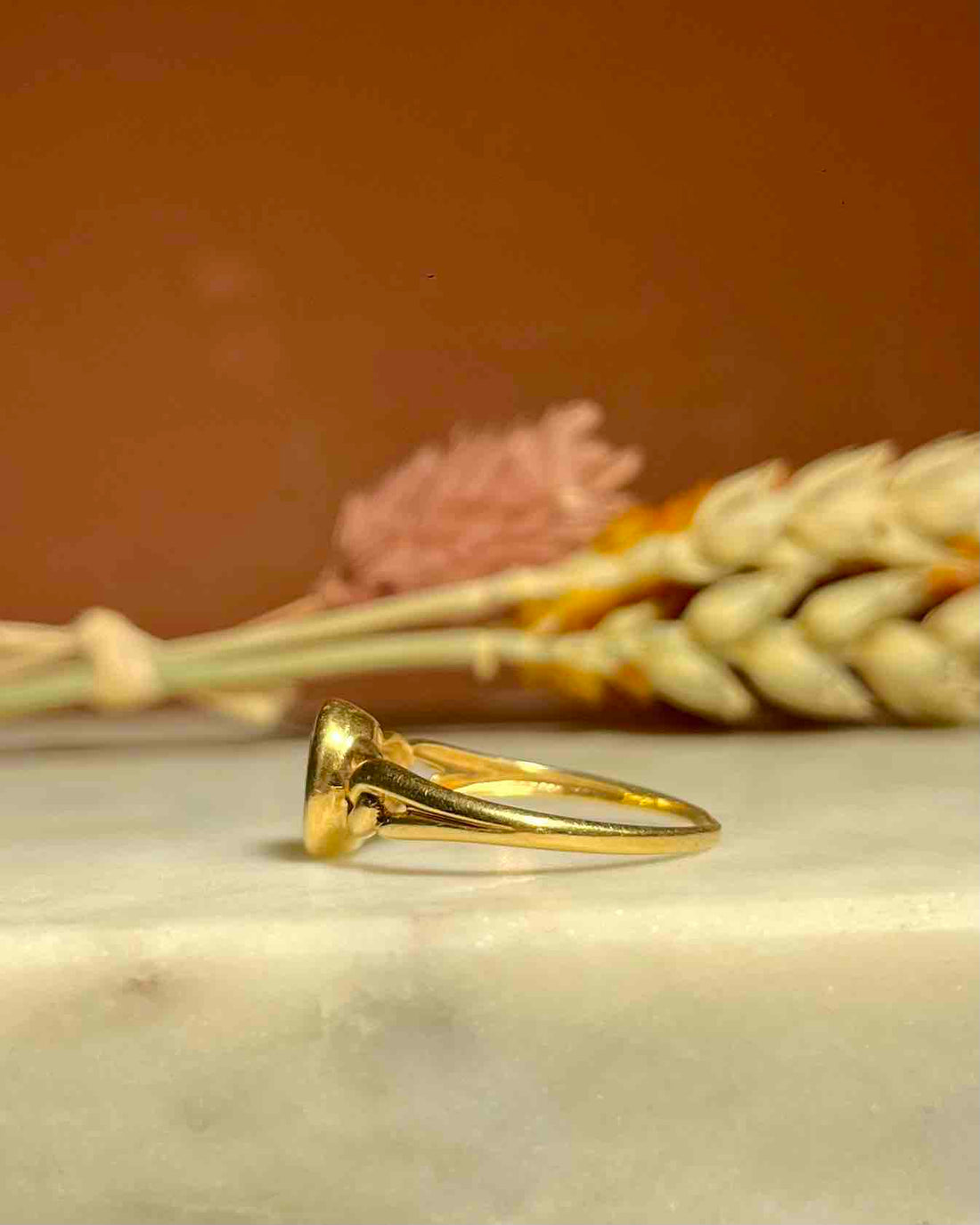 Bague vintage Aigue-Marine &quot;Marjorie&quot;