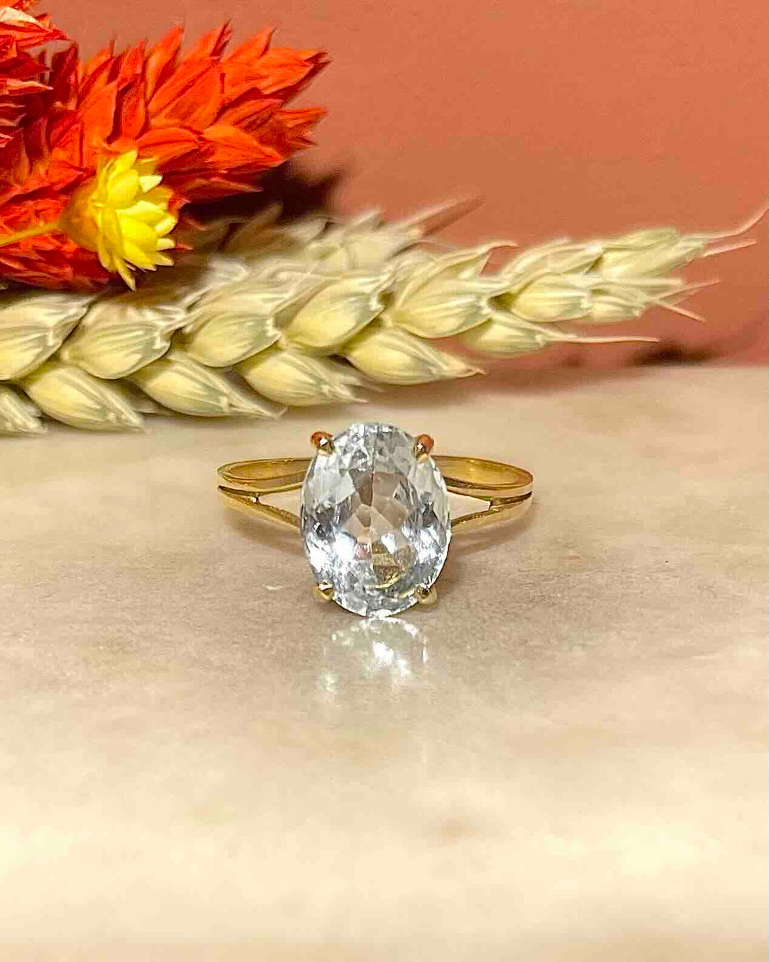 Bague Cocktail Aigue-Marine 2.50 Carats "Marwa"