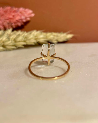 Bague Cocktail Aigue-Marine 2 Carats &quot;Mira&quot;
