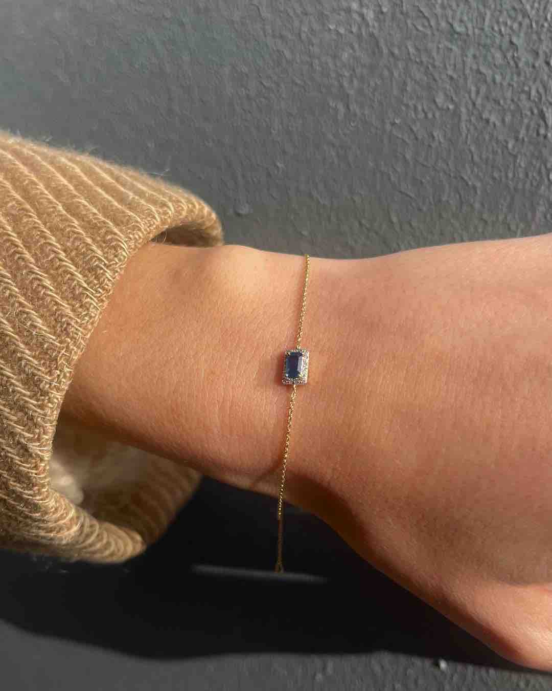 Sapphire &amp;amp; Diamond &quot;Amber&quot; Bracelet