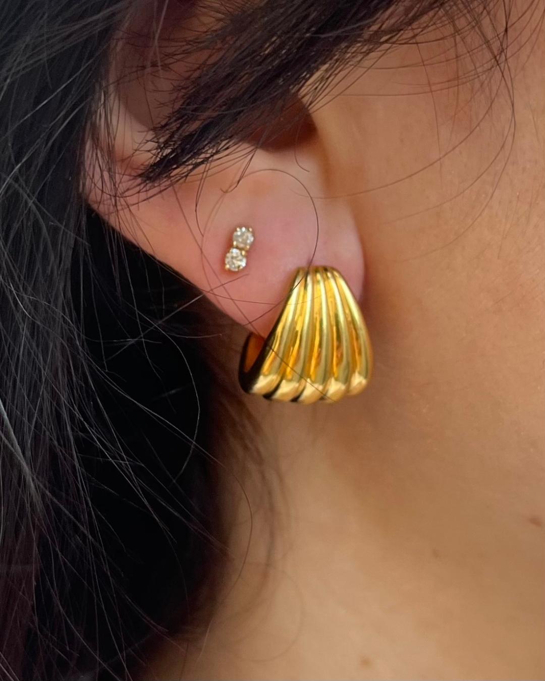 Demies Créoles vintage en Or "Aline"