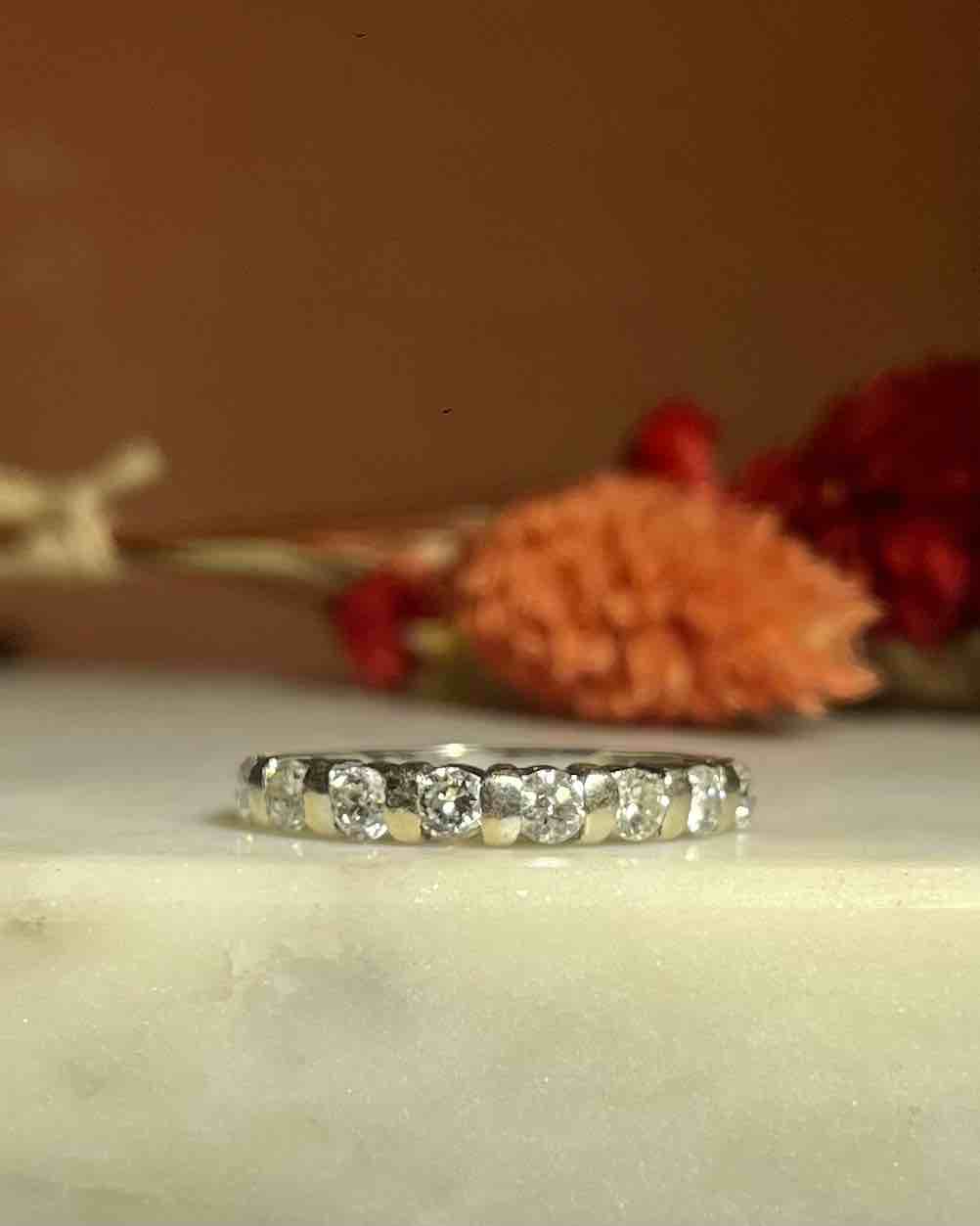 Demi Alliance 0.80 carat Diamants &quot;Emmanuelle&quot;