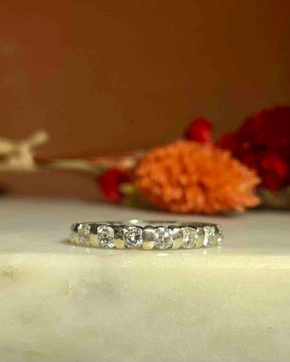 Demi Alliance 0.80 carat Diamants &quot;Emmanuelle&quot;