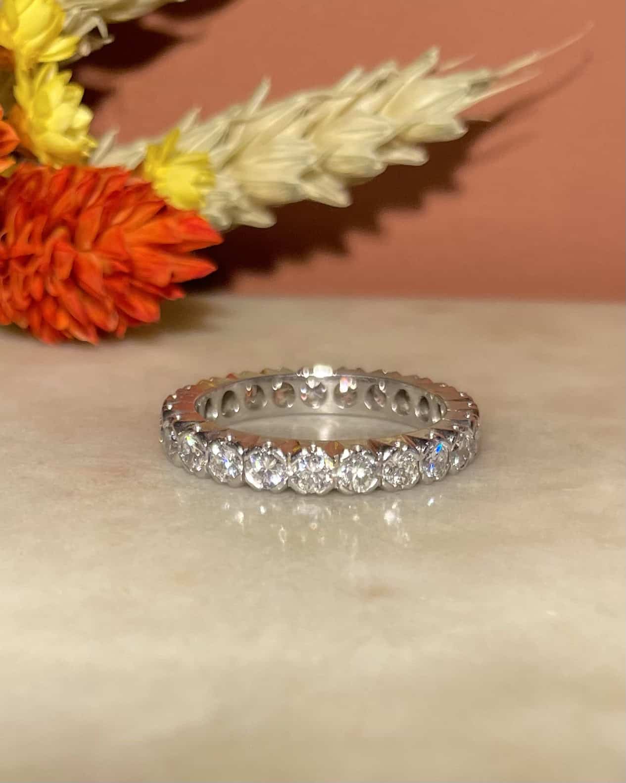 Alliance Américaine 1.60 Carat de Diamants "Lilie" - Elliade Paris
