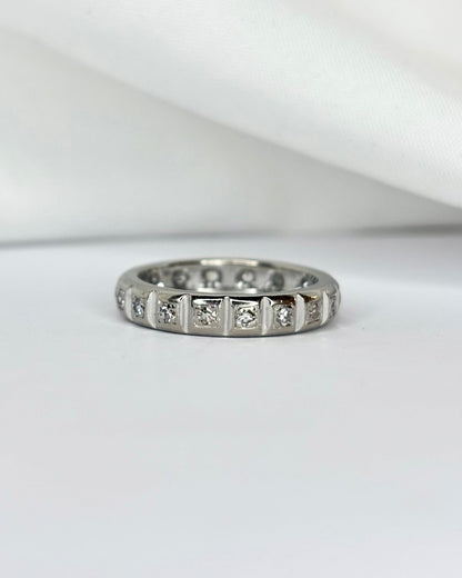 Alliance Américaine 18 Diamants 0.54 carat &quot;Prisca&quot; - Elliade Paris