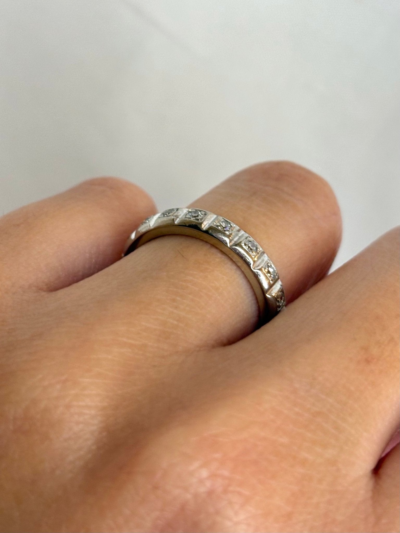 Alliance Américaine 18 Diamants 0.54 carat "Prisca" - Elliade Paris