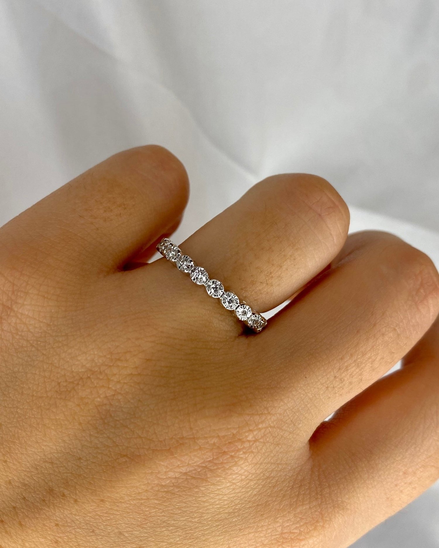 Alliance Américaine 22 Diamants &quot;Jeanne&quot; - Elliade Paris