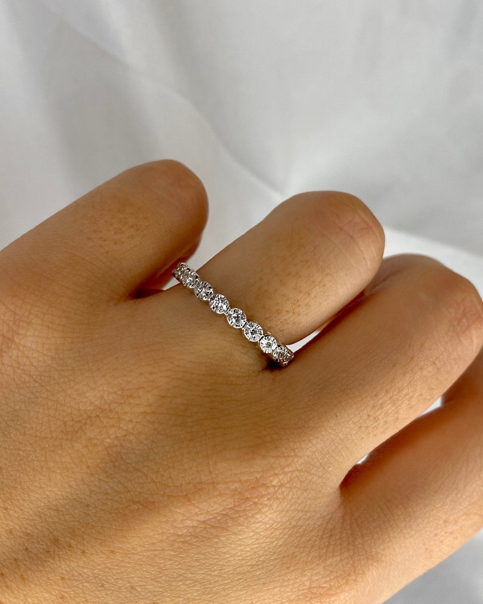 Alliance Américaine 22 Diamants "Jeanne" - Elliade Paris