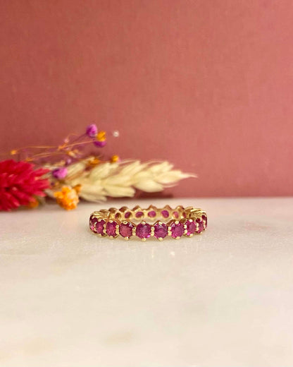 Alliance Américaine 22 Rubis 2.20 carats &quot;Bertille&quot; - Elliade Paris