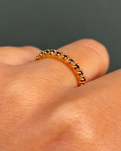 Alliance Américaine 24 Grenats &quot;Ava&quot; - Elliade Paris