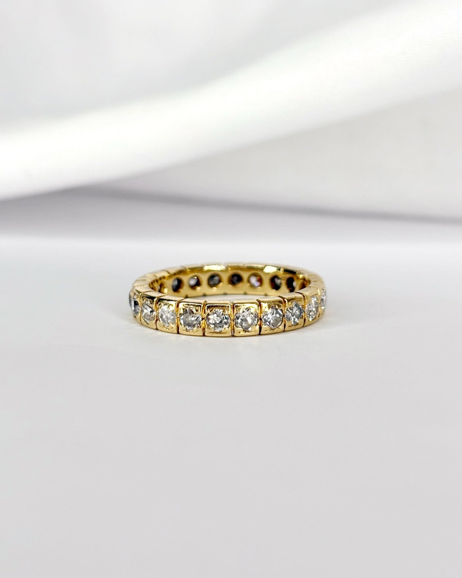 Alliance Américaine 4.72g &amp; Diamants 1.10 carat "Carie" - Elliade Paris