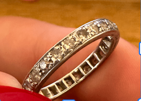 Alliance Américaine Art-déco 25 Diamants 1 carat "Mathilde"* - Elliade Paris