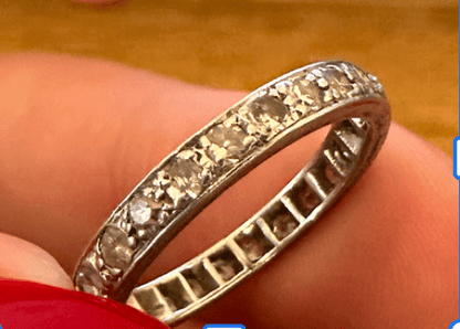 Alliance Américaine Art-déco 25 Diamants 1 carat "Mathilde"* - Elliade Paris