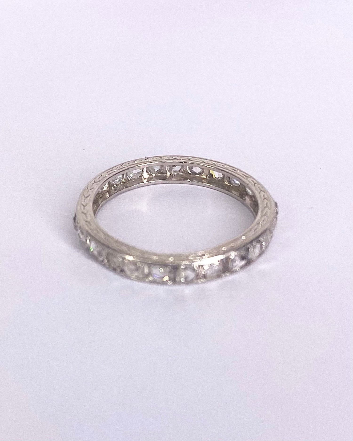 Alliance Américaine Art déco Diamants "Alessandra" - Elliade Paris