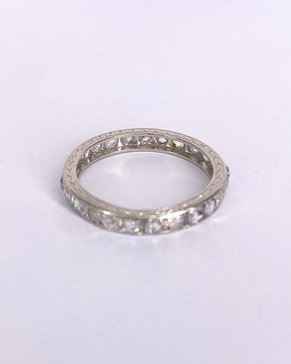 Alliance Américaine Art déco Diamants "Alessandra" - Elliade Paris