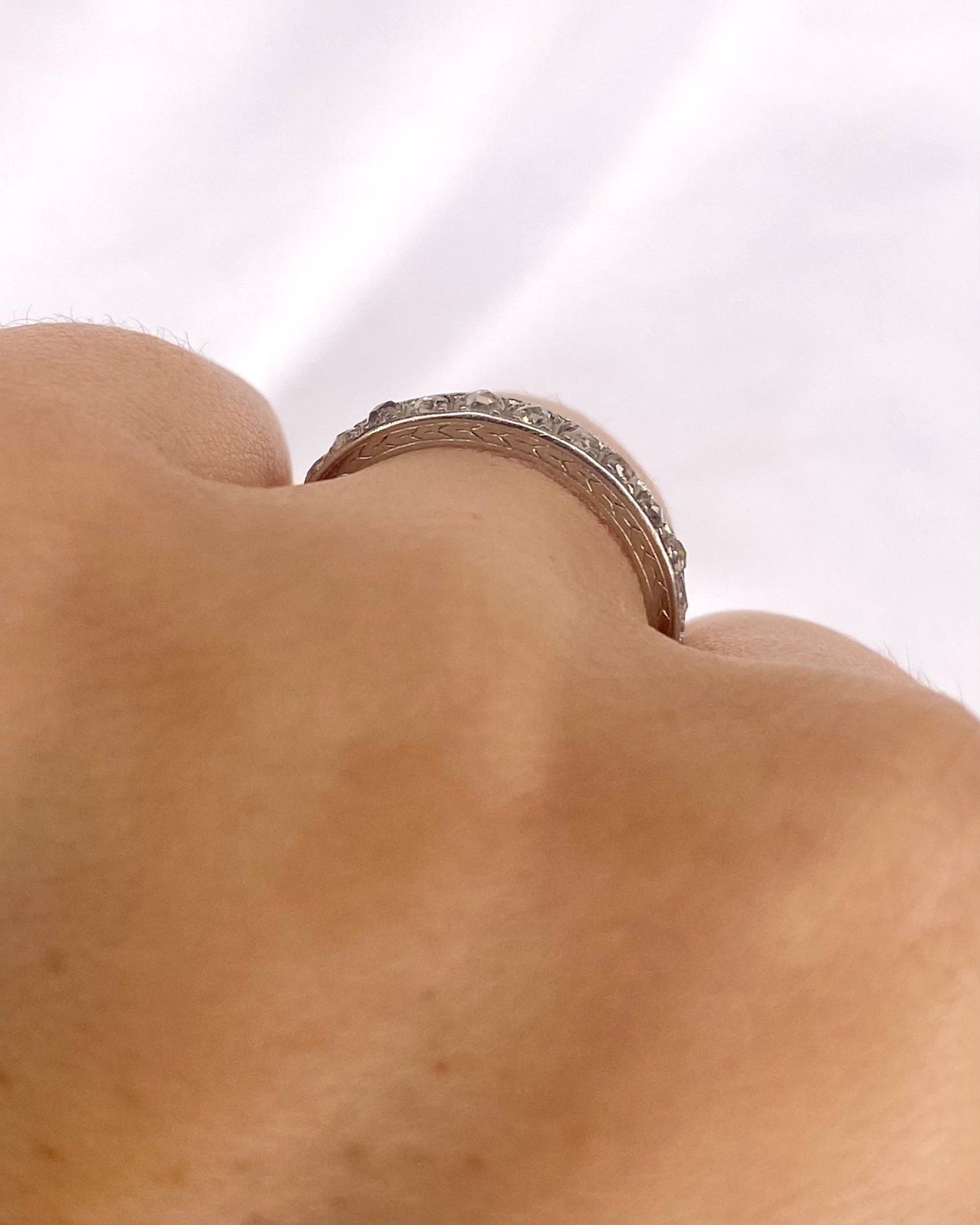 Alliance Américaine Art déco Diamants "Alessandra" - Elliade Paris