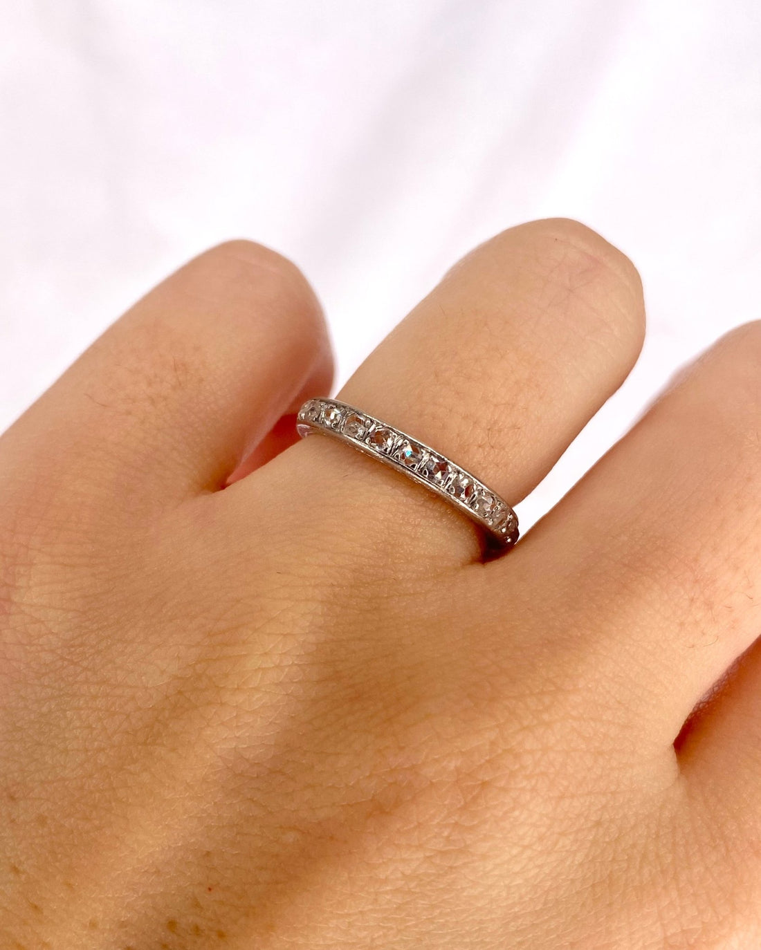 Alliance Américaine Art déco Diamants "Alessandra" - Elliade Paris