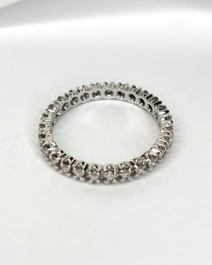 Alliance Américaine Diamants 0.54 carat &amp; Or gris 18 carats "Naya" - Elliade Paris