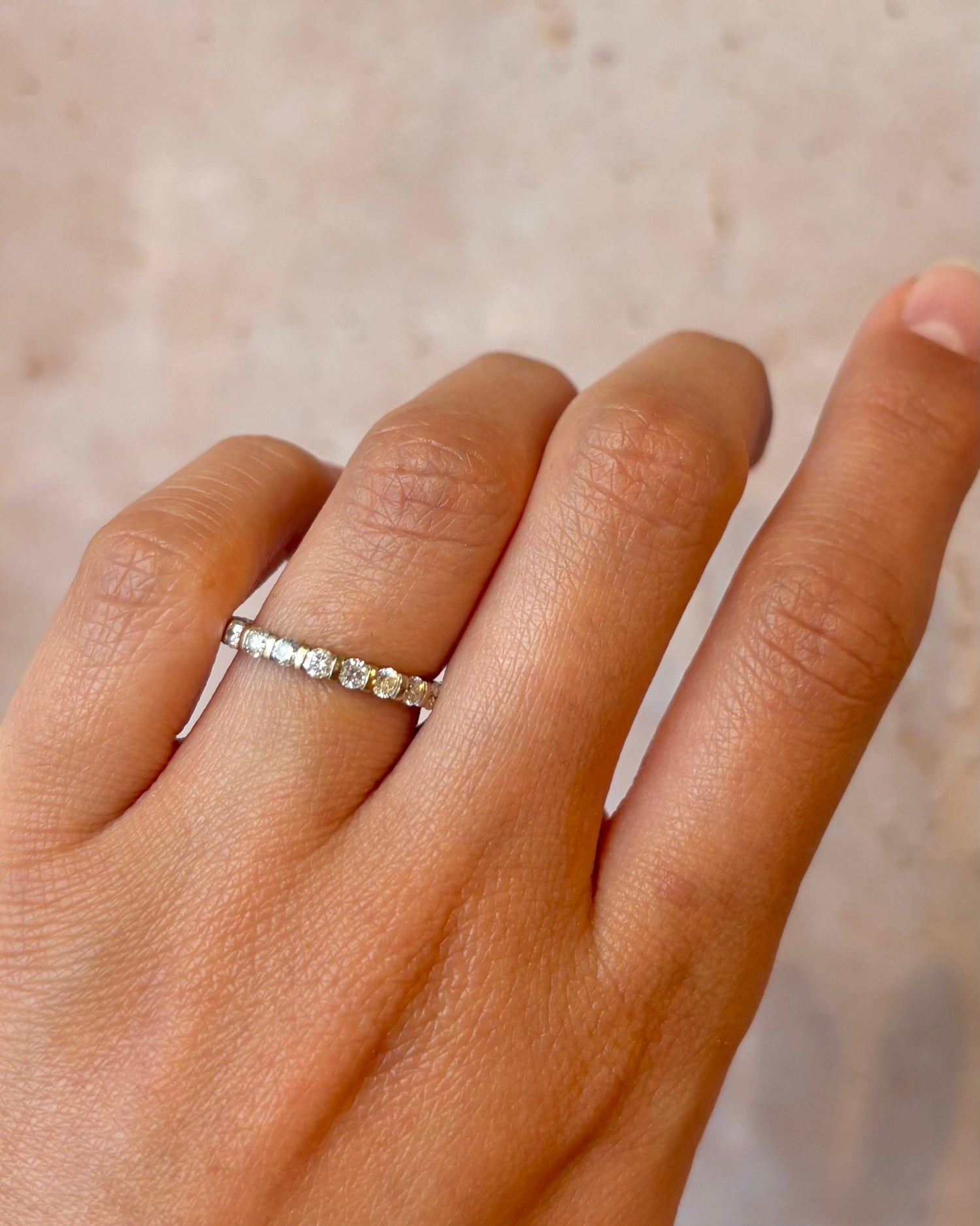 Alliance Américaine Diamants 0.88 carat "Blandine" - Elliade Paris