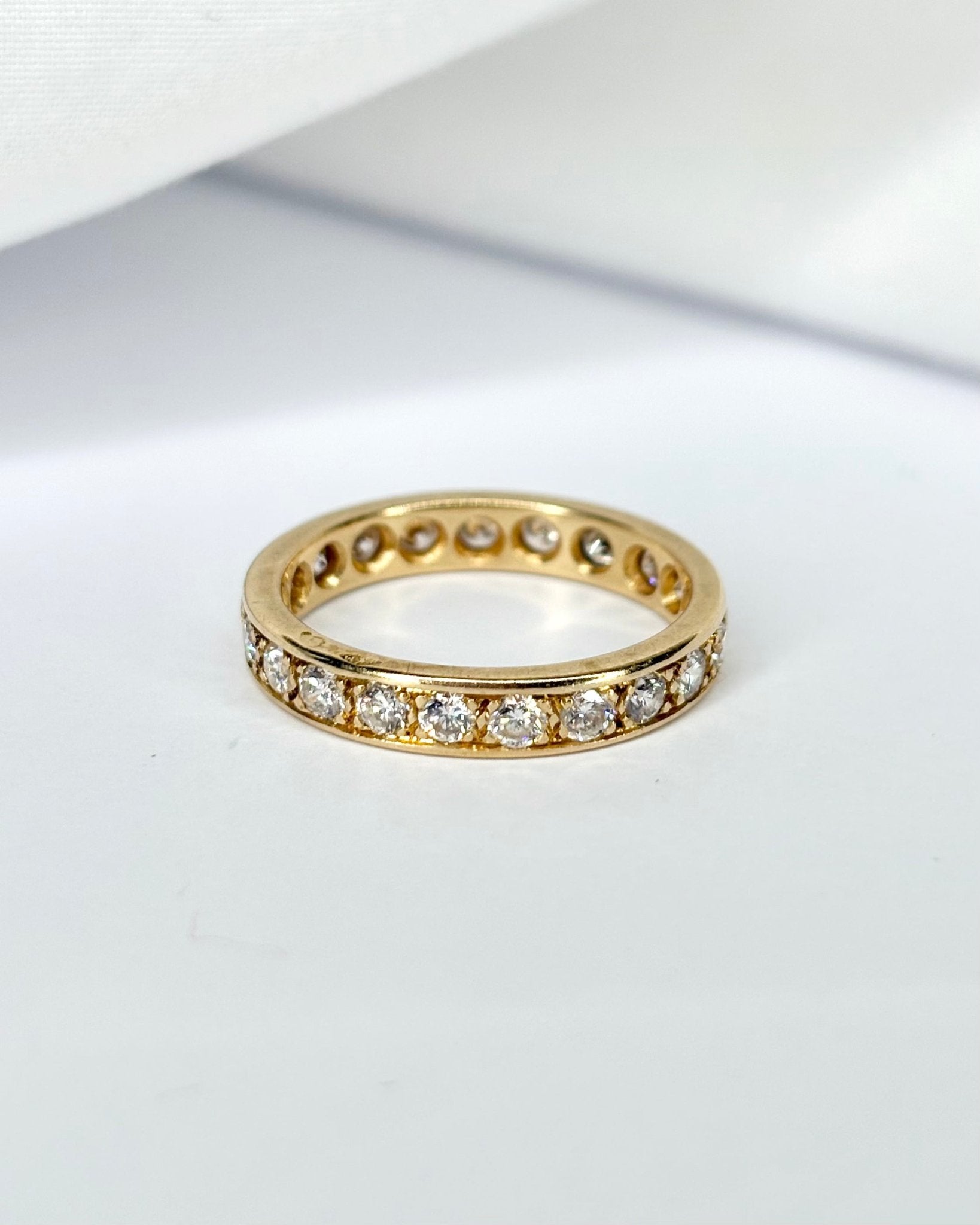 Alliance Américaine Diamants 1.47 carat &amp; Or Jaune 4.61 g "Fiora" - Elliade Paris