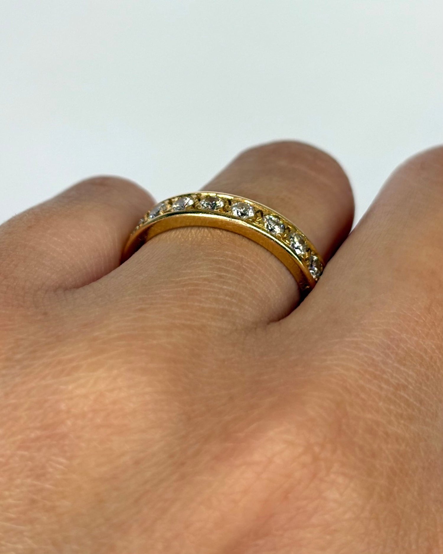Alliance Américaine Diamants 1.47 carat &amp; Or Jaune 4.61 g &quot;Fiora&quot; - Elliade Paris