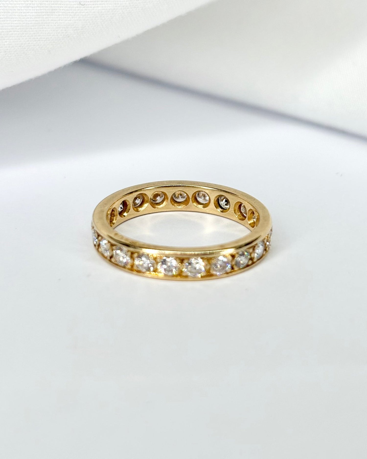 Alliance Américaine Diamants 1.47 carat &amp; Or Jaune 4.61 g &quot;Fiora&quot; - Elliade Paris