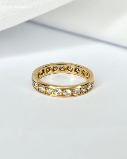 Alliance Américaine Diamants 1.47 carat &amp; Or Jaune 4.61 g &quot;Fiora&quot; - Elliade Paris