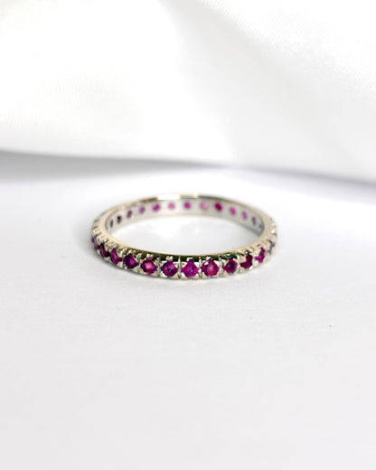 Alliance Américaine Rubis 0.87 carat "Lilou" - Elliade Paris