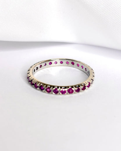 Alliance Américaine Rubis 0.87 carat "Lilou" - Elliade Paris