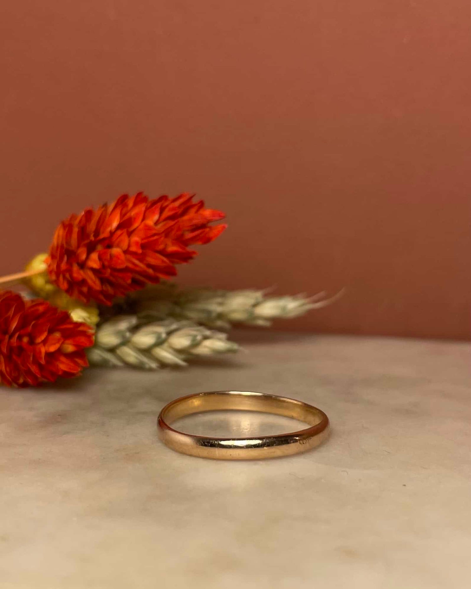 Vintage 18-carat Yellow Gold Wedding Ring "Merine"