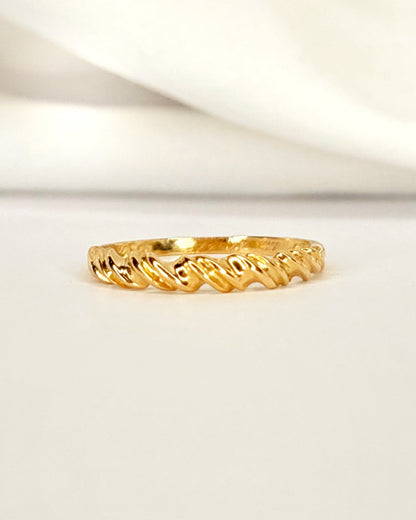 Alliance Jonc Or Jaune 18 carats 3 mm "Jonas" - Elliade Paris