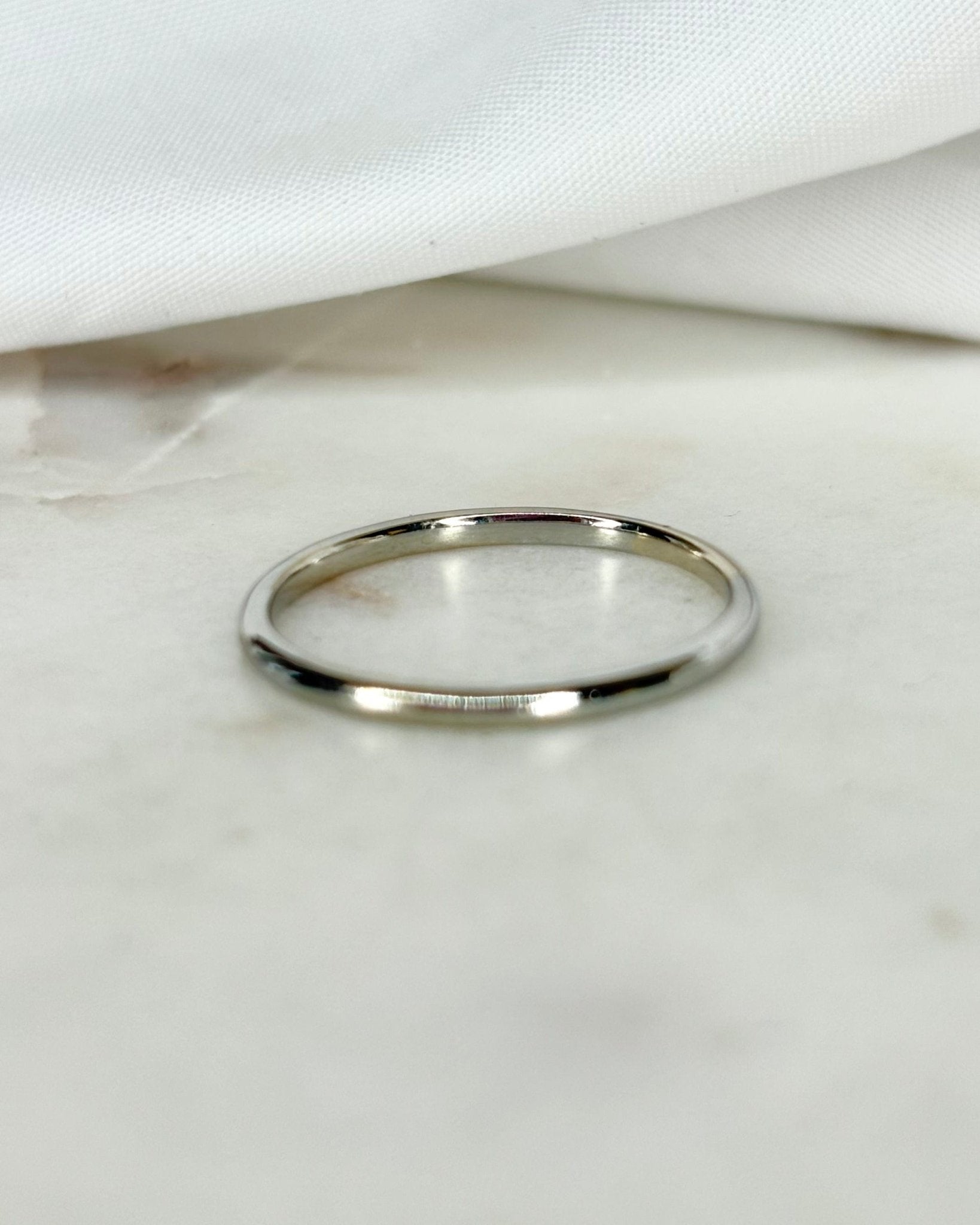 Alliance Or Gris 18 carats 1.61 g "Sasha" - Elliade Paris