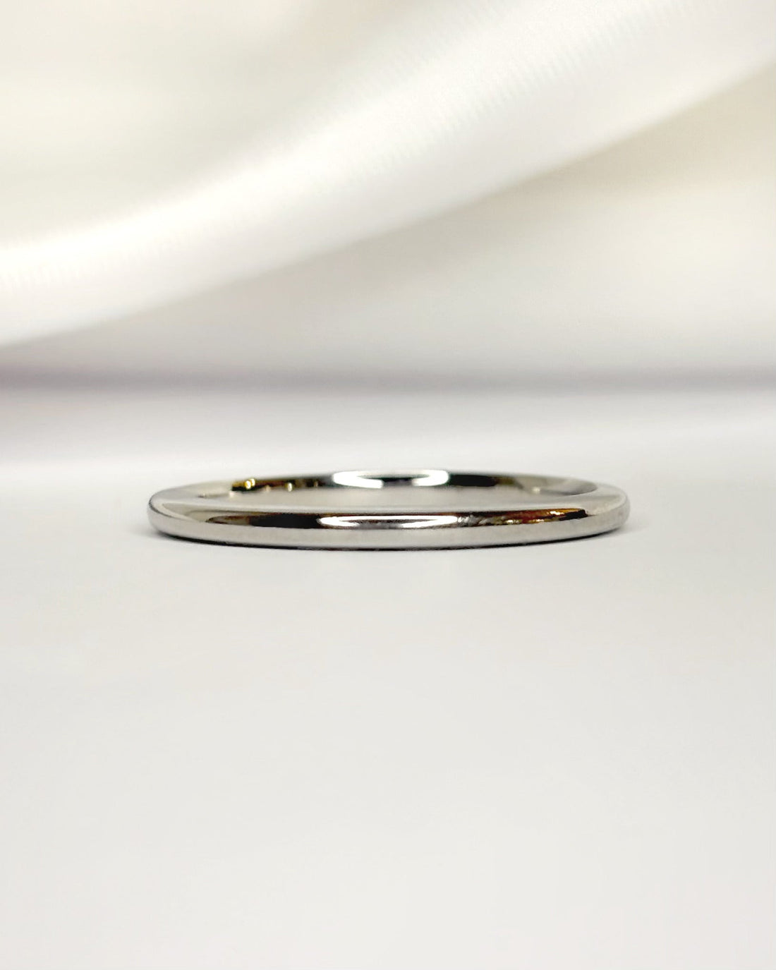 Alliance Or Gris 18 carats 1.6mm "Molly" - Elliade Paris