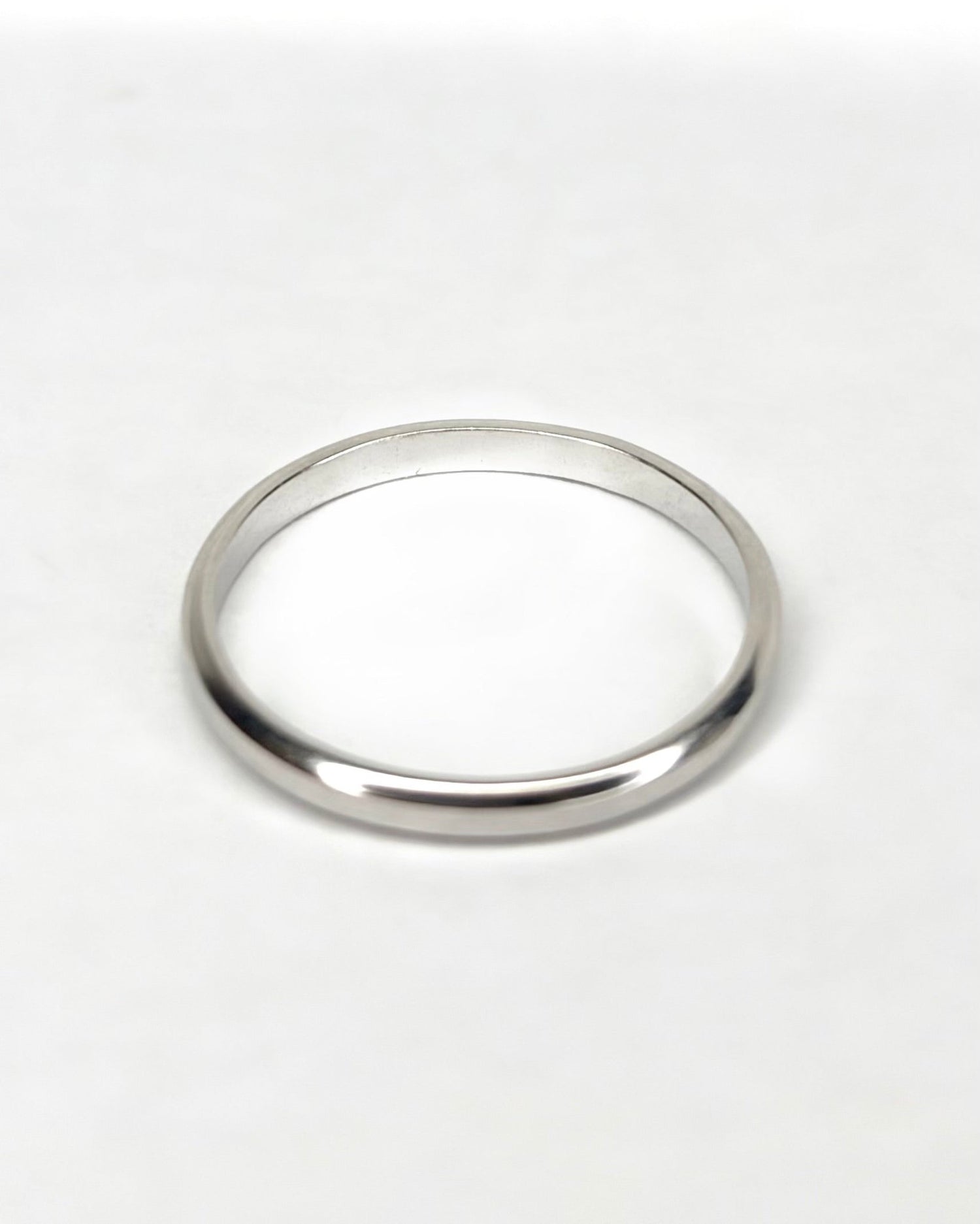 Alliance Or Gris 18 carats 1.8 mm "Abraham" - Elliade Paris