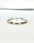 Alliance Or Gris 18 carats 2 mm "Loane" - Elliade Paris
