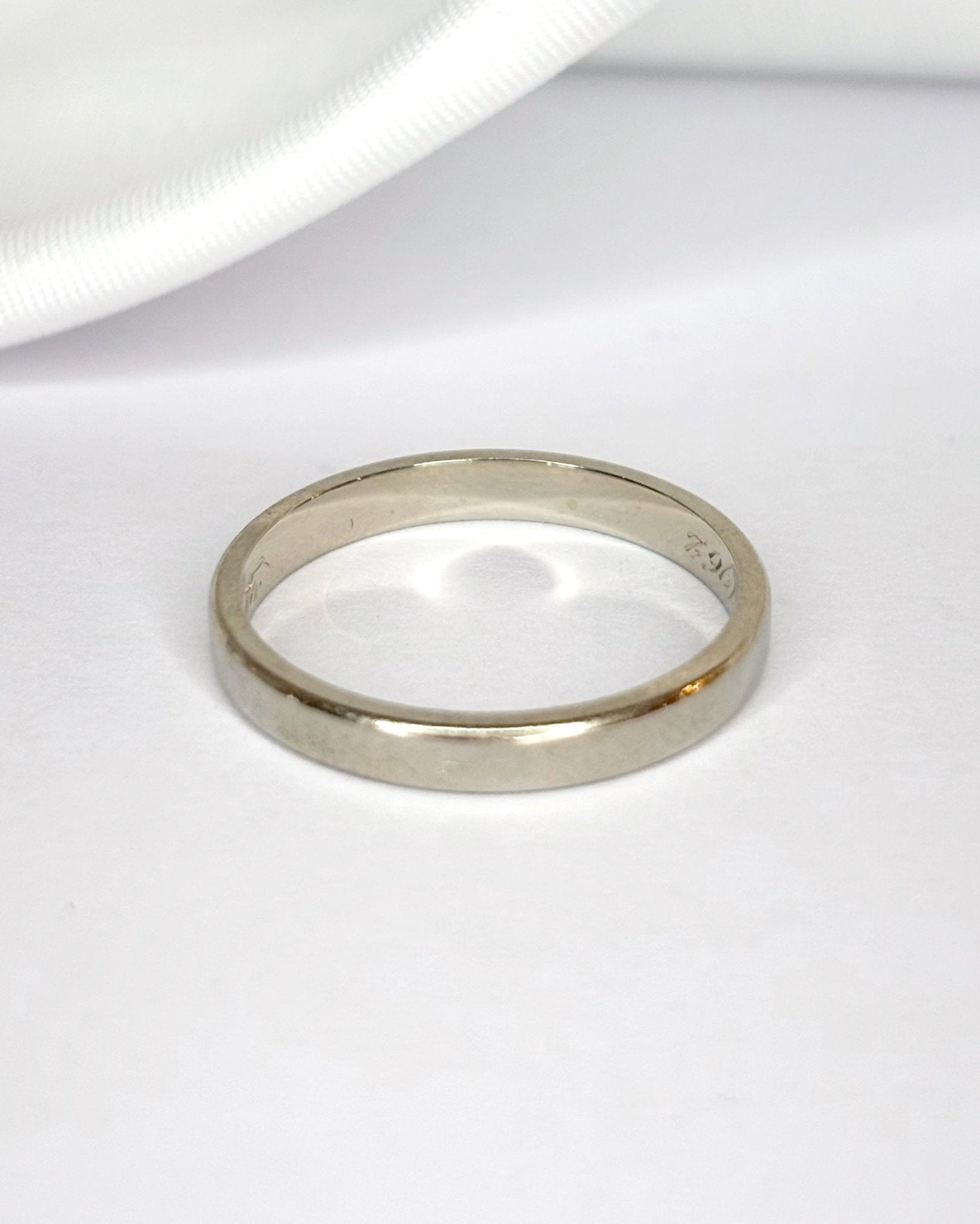 Alliance Or Gris 18 carats 2.7mm "Marie" - Elliade Paris