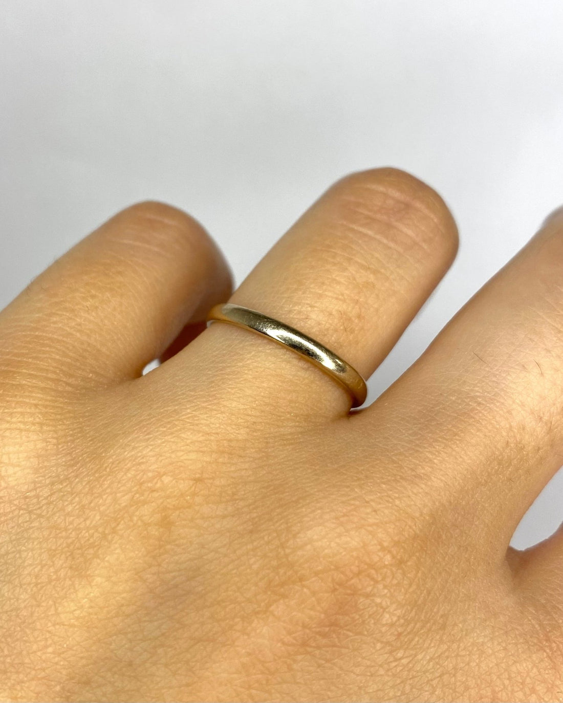 Alliance Or Gris 18 carats 2mm "Elia" - Elliade Paris