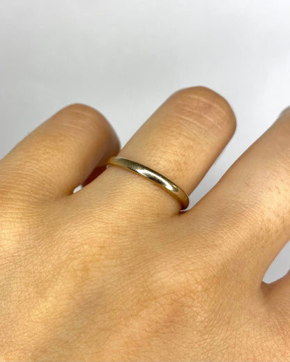 Alliance Or Gris 18 carats 2mm "Elia" - Elliade Paris