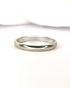 Alliance Or Gris 18 carats 3 mm "David" - Elliade Paris
