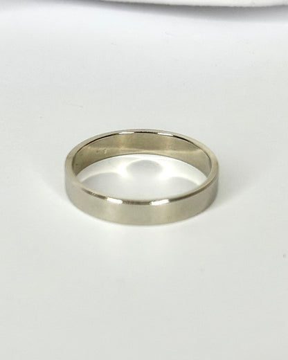 Alliance Or Gris 18 carats 3.6 mm "Jimmy" - Elliade Paris
